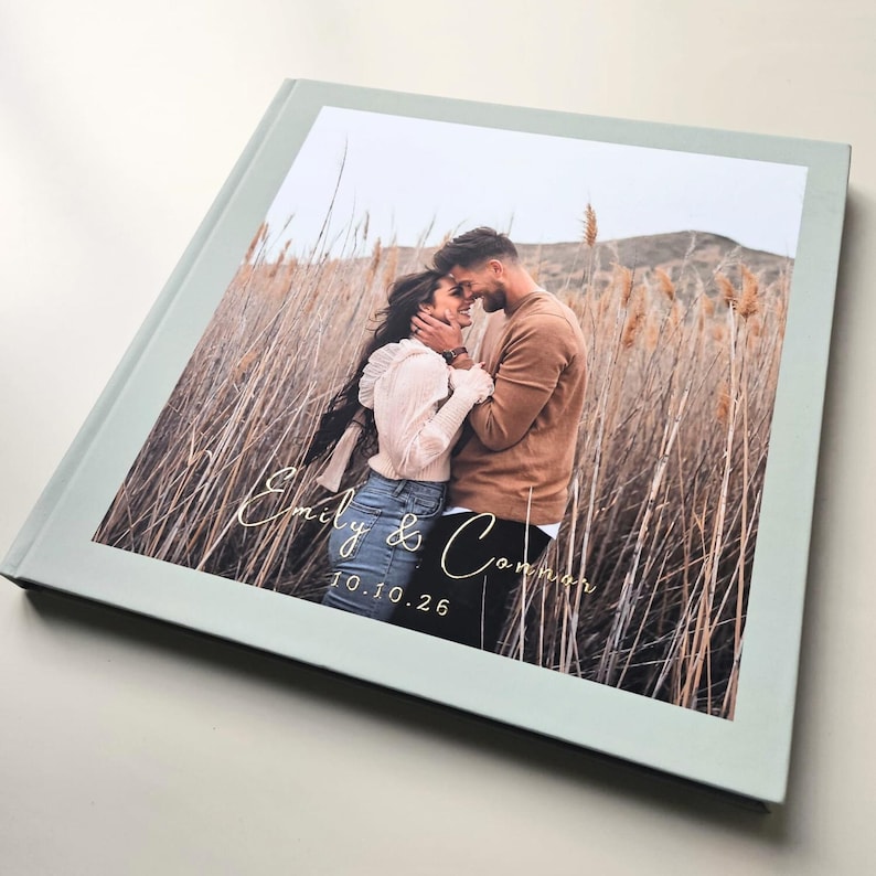 Custom Photo Book - Livre d'or de mariage personnalisé avec