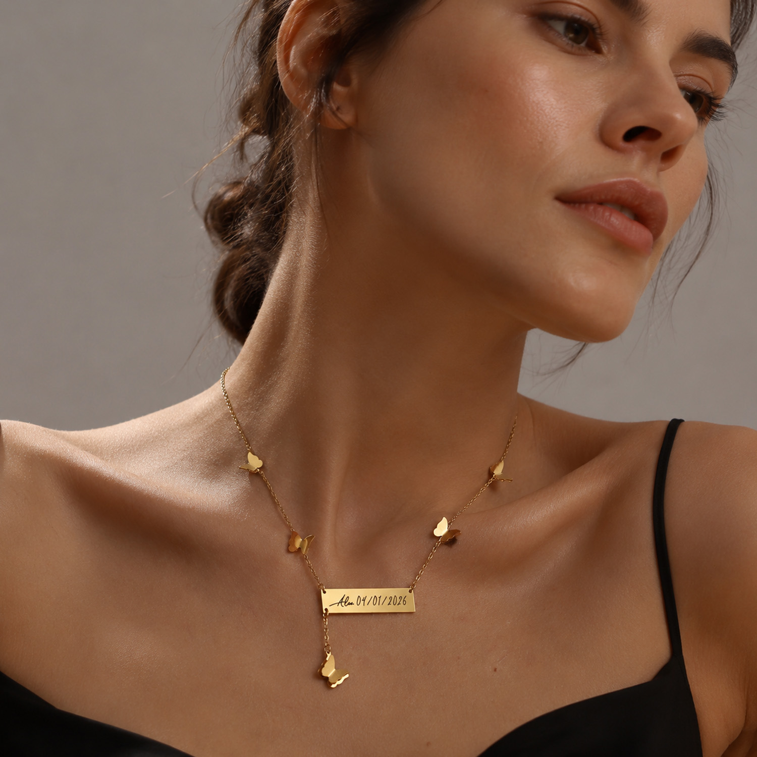 Collier personnalisé avec nom  - Handwriting Necklace Bar avis et prix