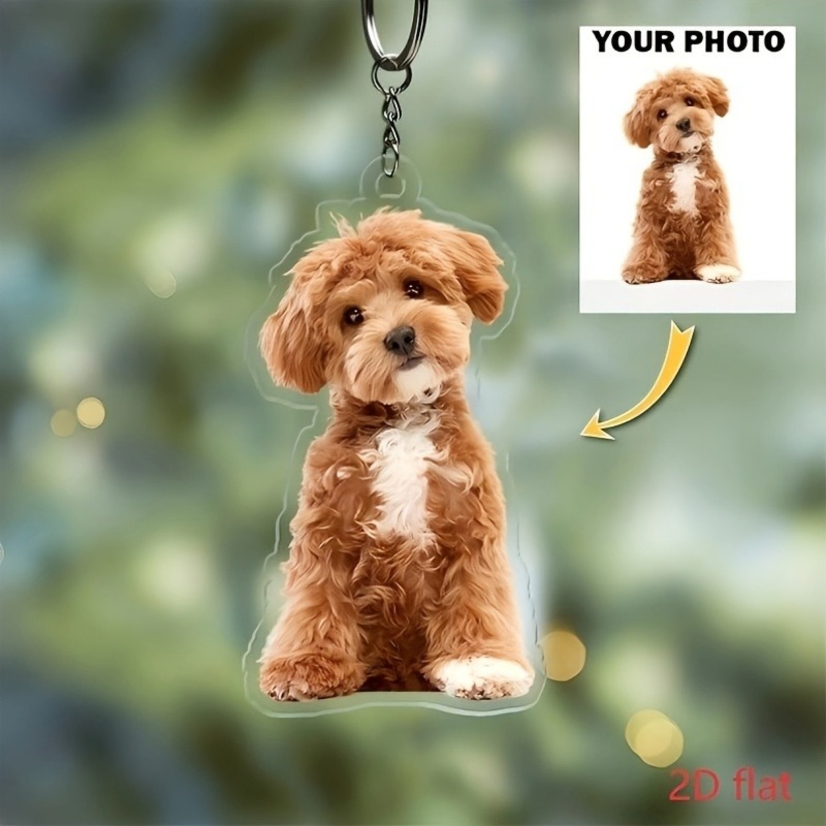 Porte-clés photo personnalisé  - Pet Portrait Custom avis et prix