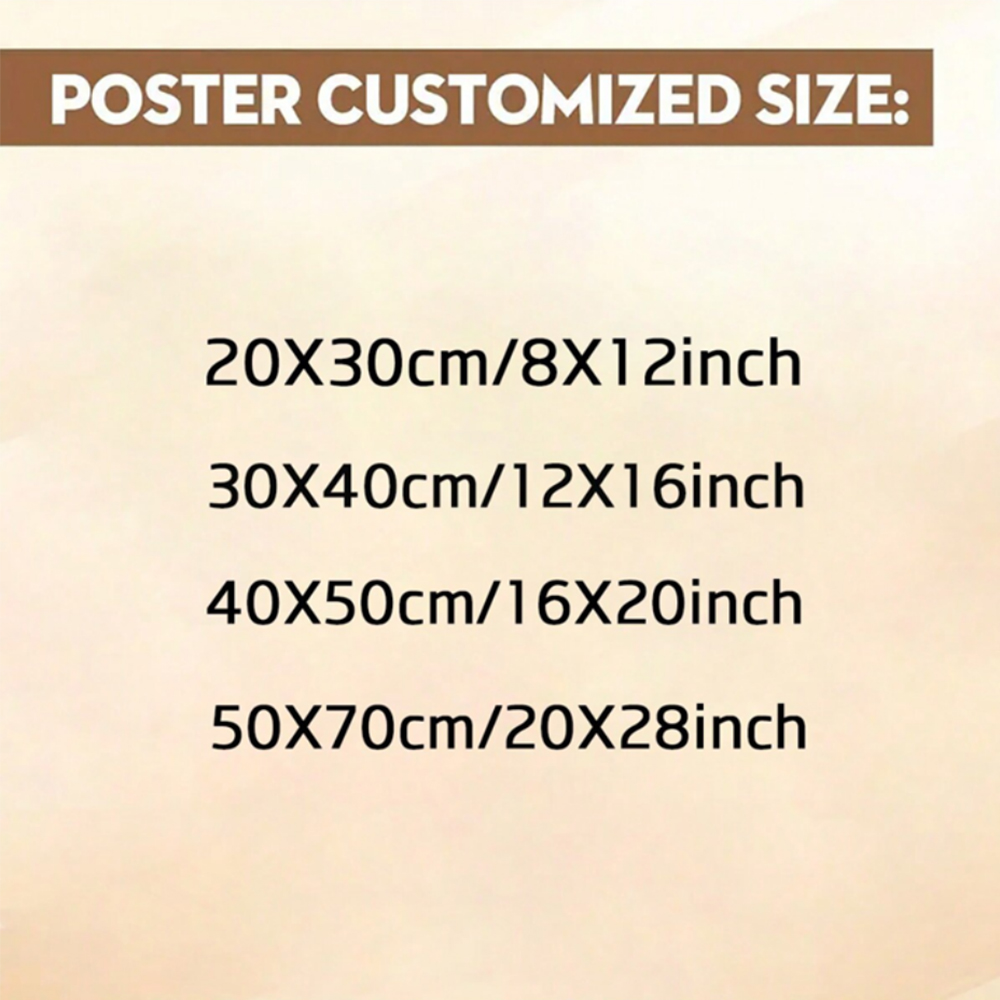 1 pièce, affiche photo personn - Custom Photo Book avis et prix