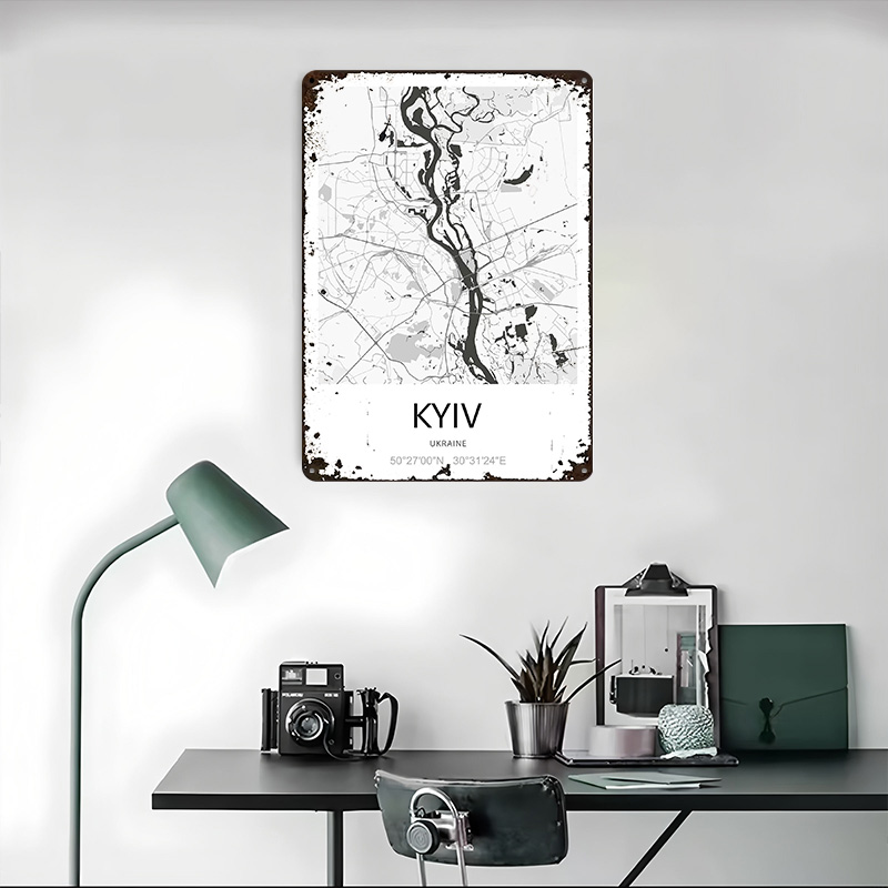 Affiche imprimée Carte de la v - Custom Map Poster avis et prix