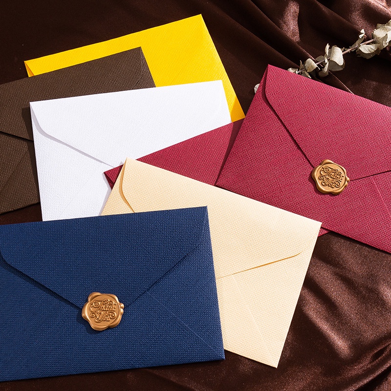 Enveloppe à motif rétro en lin - Wax Seal Letter Kit avis et prix