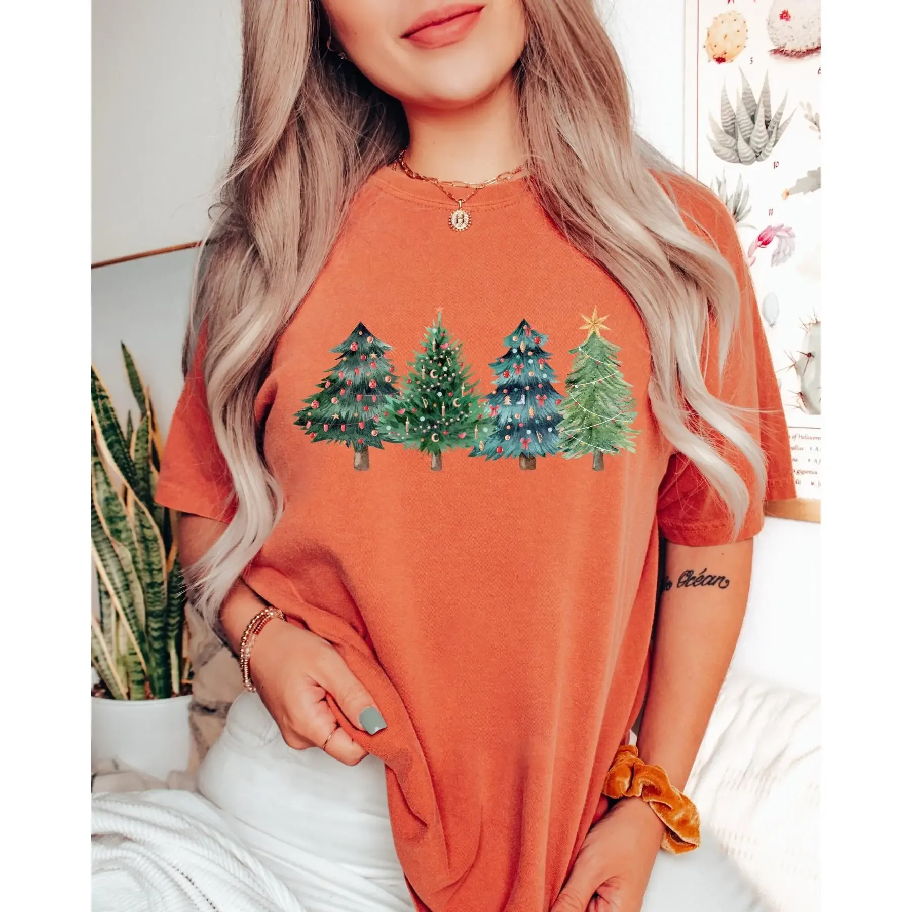 T-shirt avec motif d'arbres de - Family Tree Print avis et prix