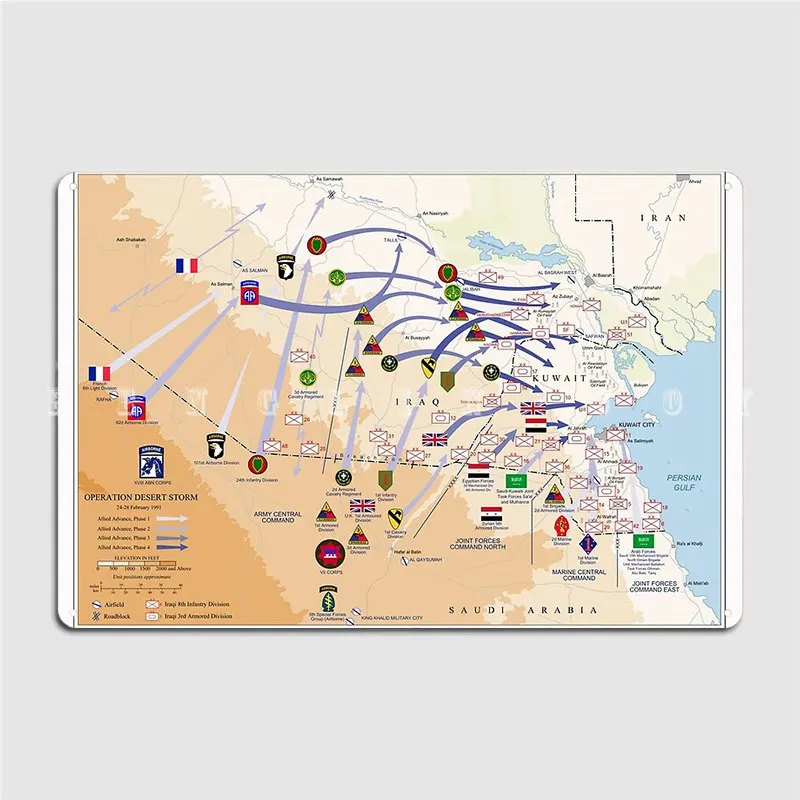 Opération des tempêtes du dése - Custom Map Poster avis et prix