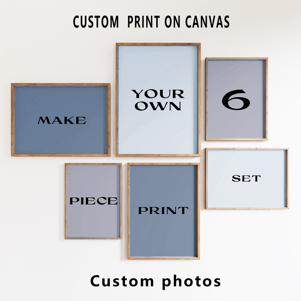 Lot de 6 impressions sur toile - Pet Portrait Custom avis et prix
